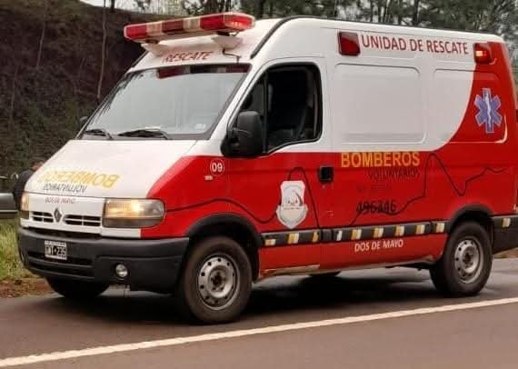 Accidente en la Ruta 14: un motociclista sufrió heridas tras chocar con un camión